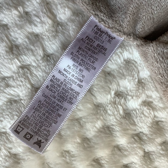 Fisher Price Hanging Sloth Plush Toy Replacement for Perfect Sense Play Mat - Picture 2 of 5